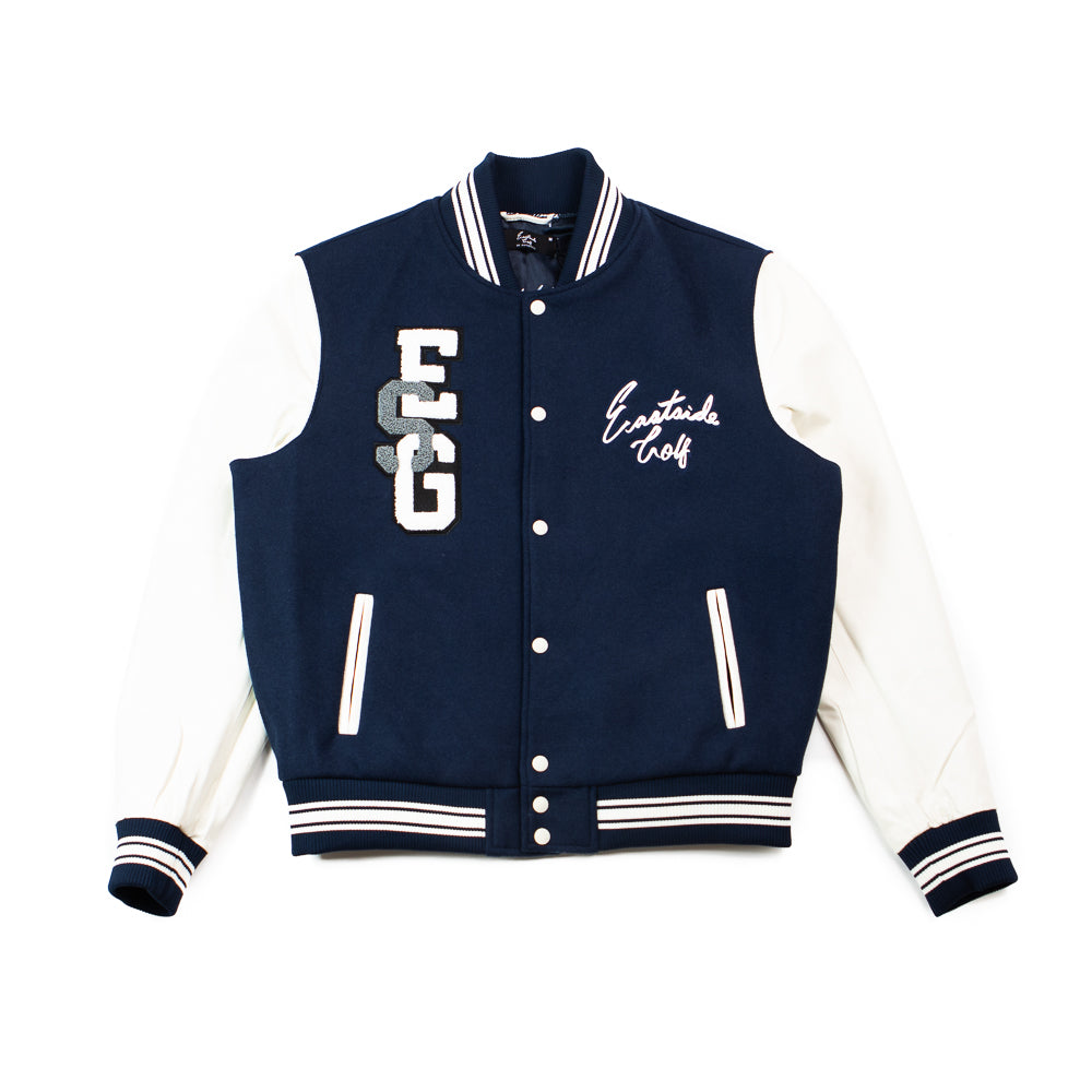 Eastside Golf Men's Varsity Jacket (Midnight/White) – Corporate