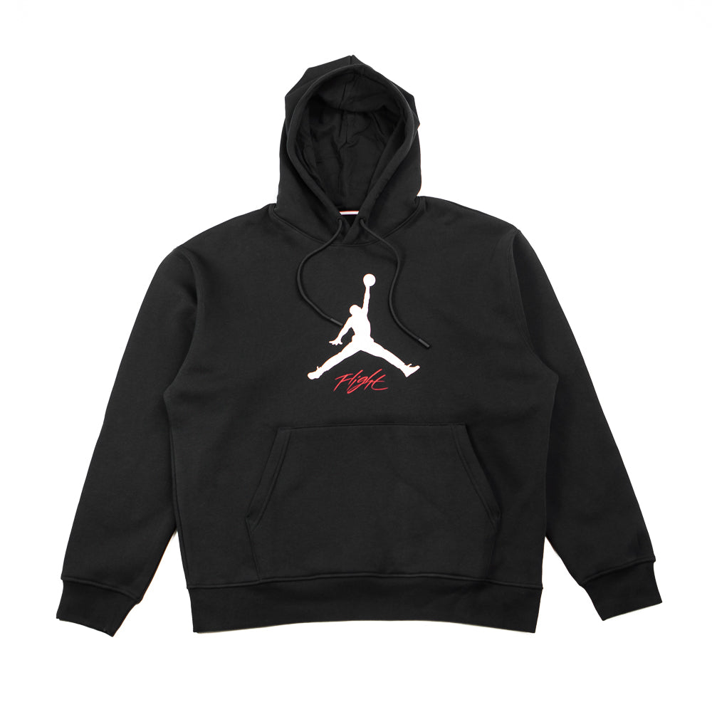 Jordan Flight Fleece Pullover Hoodie Black Sail