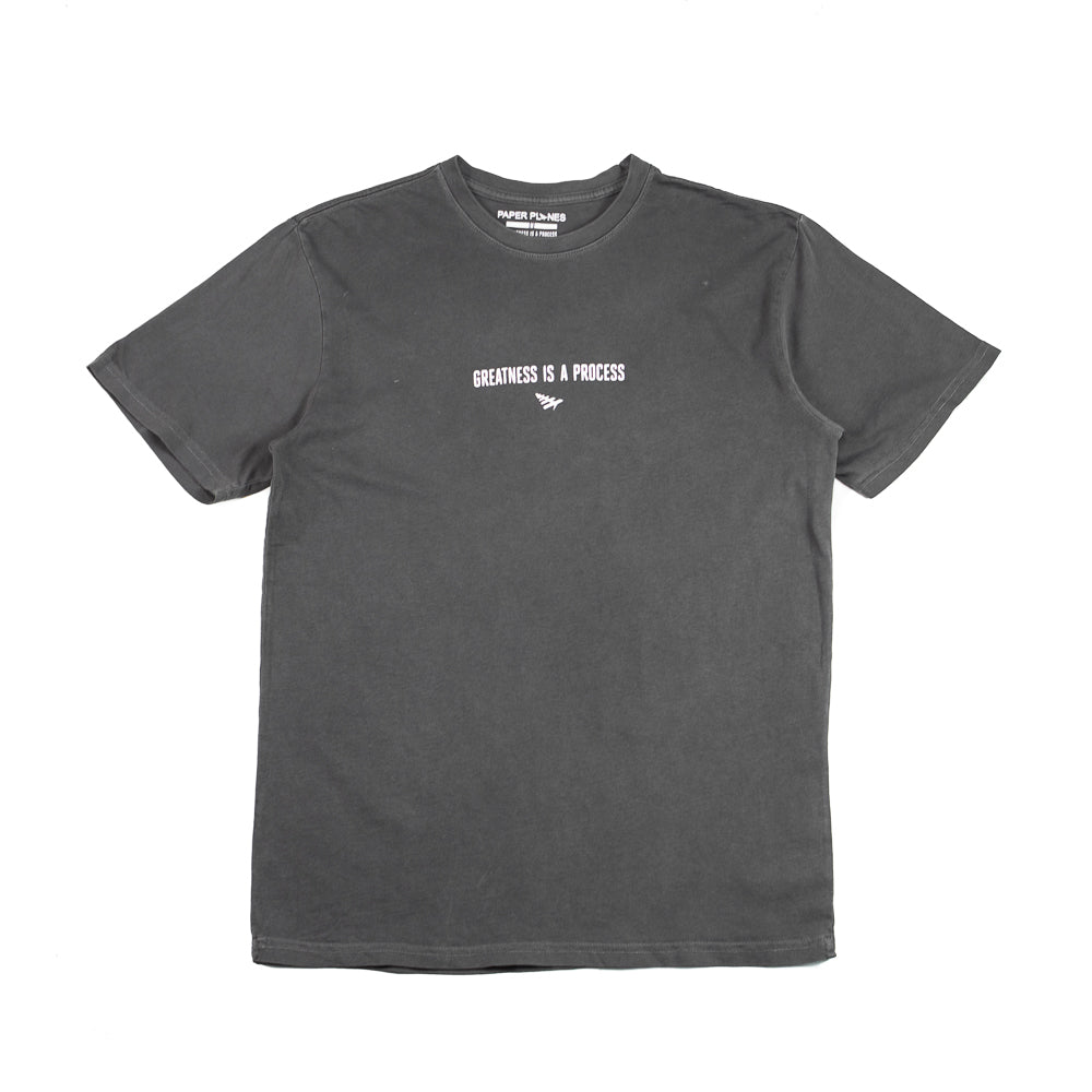 Greatness Is A Process Tee (Washed Black)