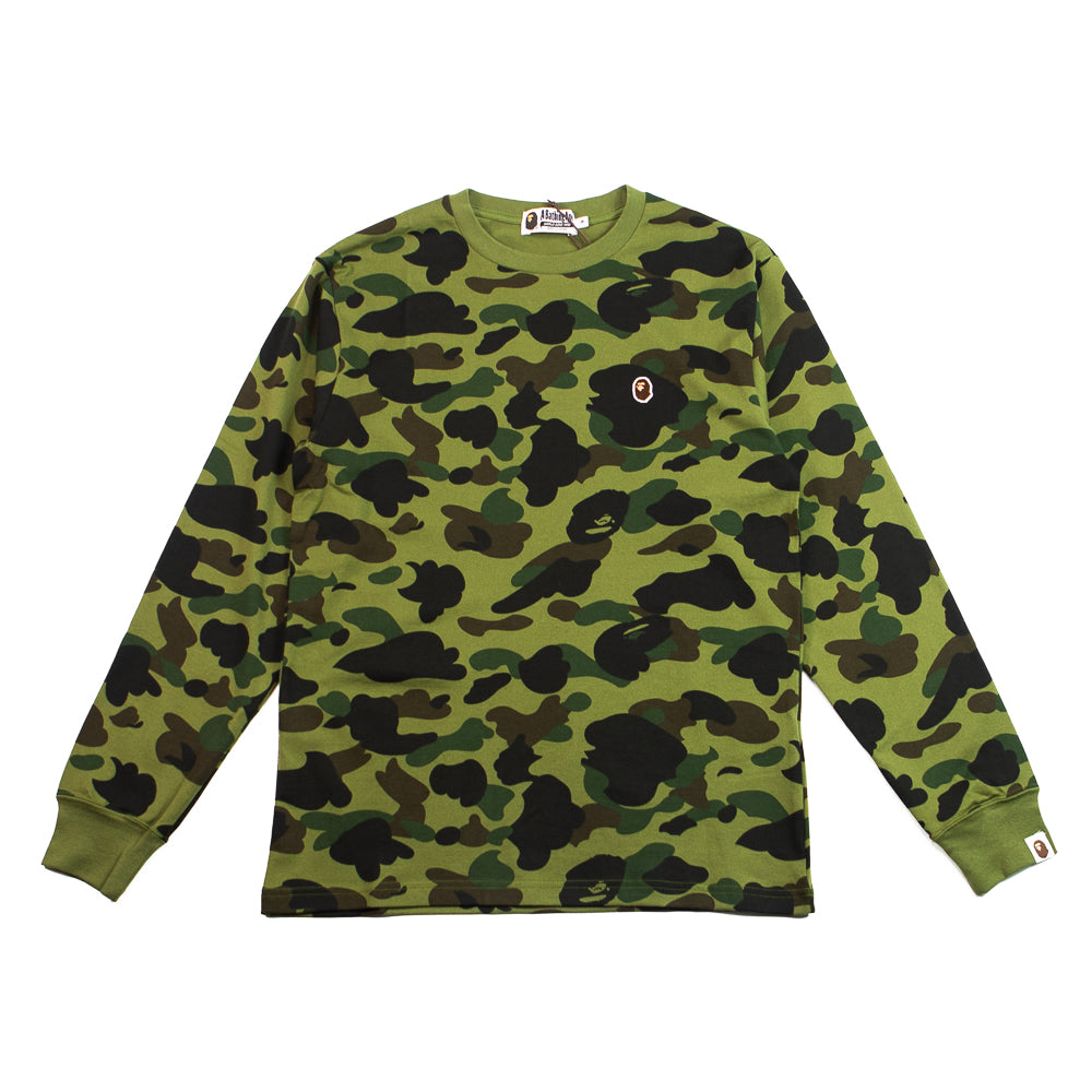 1st Camo One Point LS Tee (Green) – Corporate