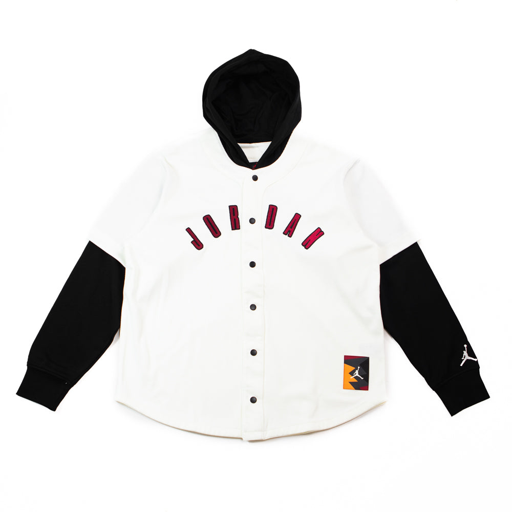 Jordan Flight MVP Baseball Jersey, Sail / Black / Sail