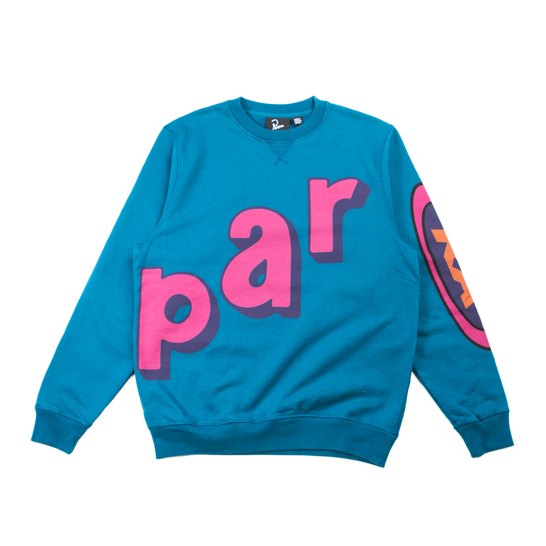 Loudness Crew Neck Sweatshirt (Coral Blue)