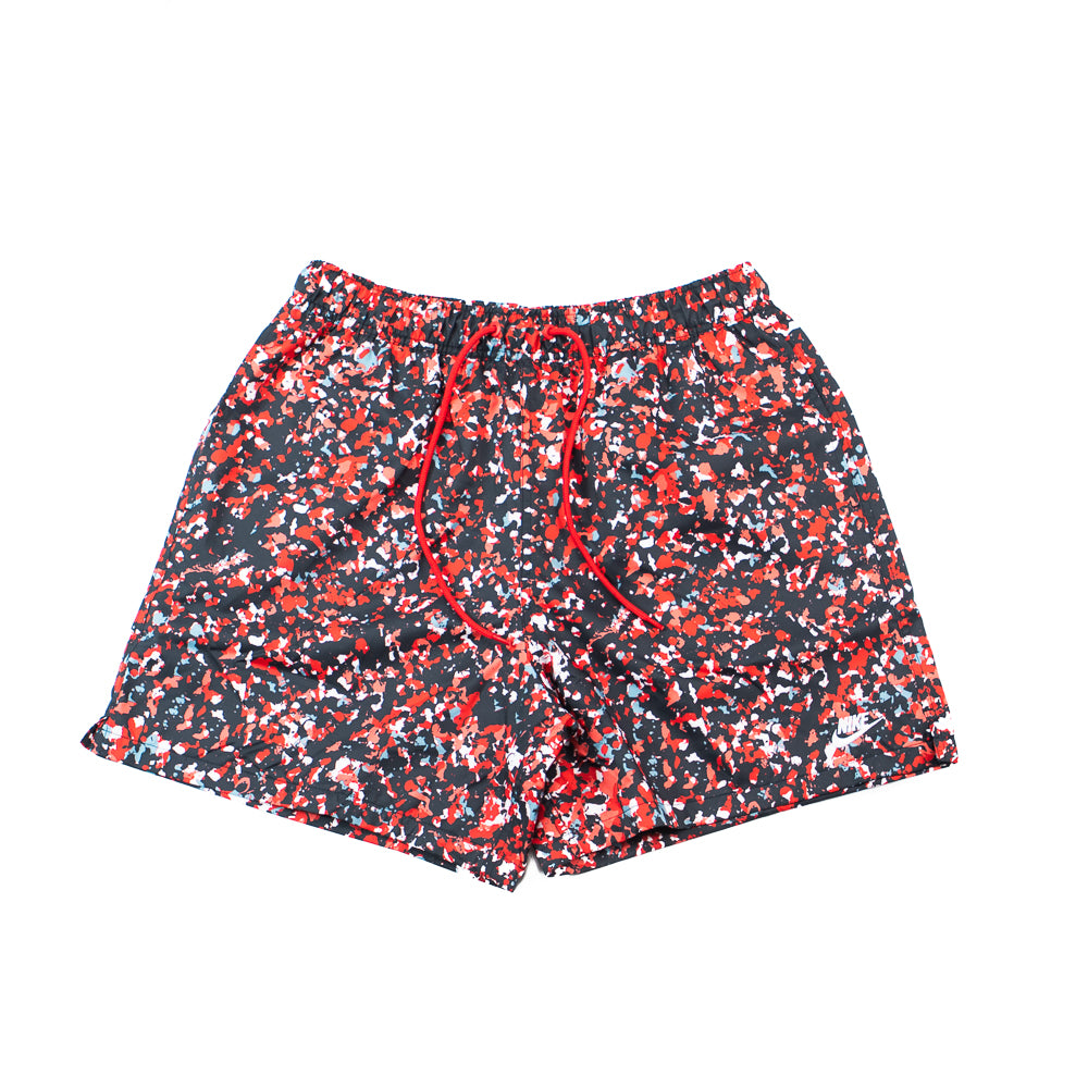 nike club woven shorts in red