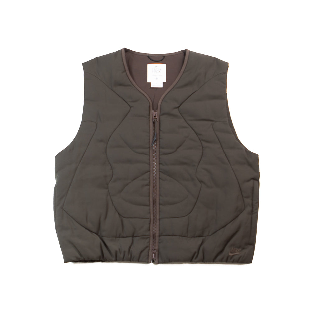 brown nike vest
