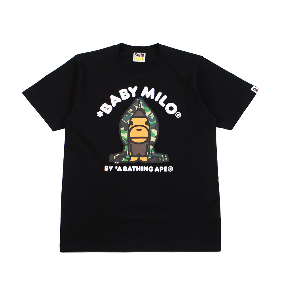 Bape ABC Camo Milo Hoodie Tee (Black/Green) – Corporate