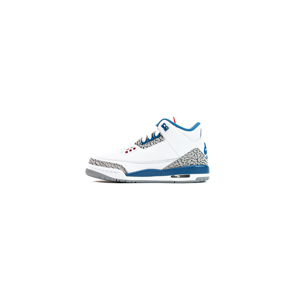 Air Jordan 3 Retro GS (White/Fire Red-True Blue) – Corporate