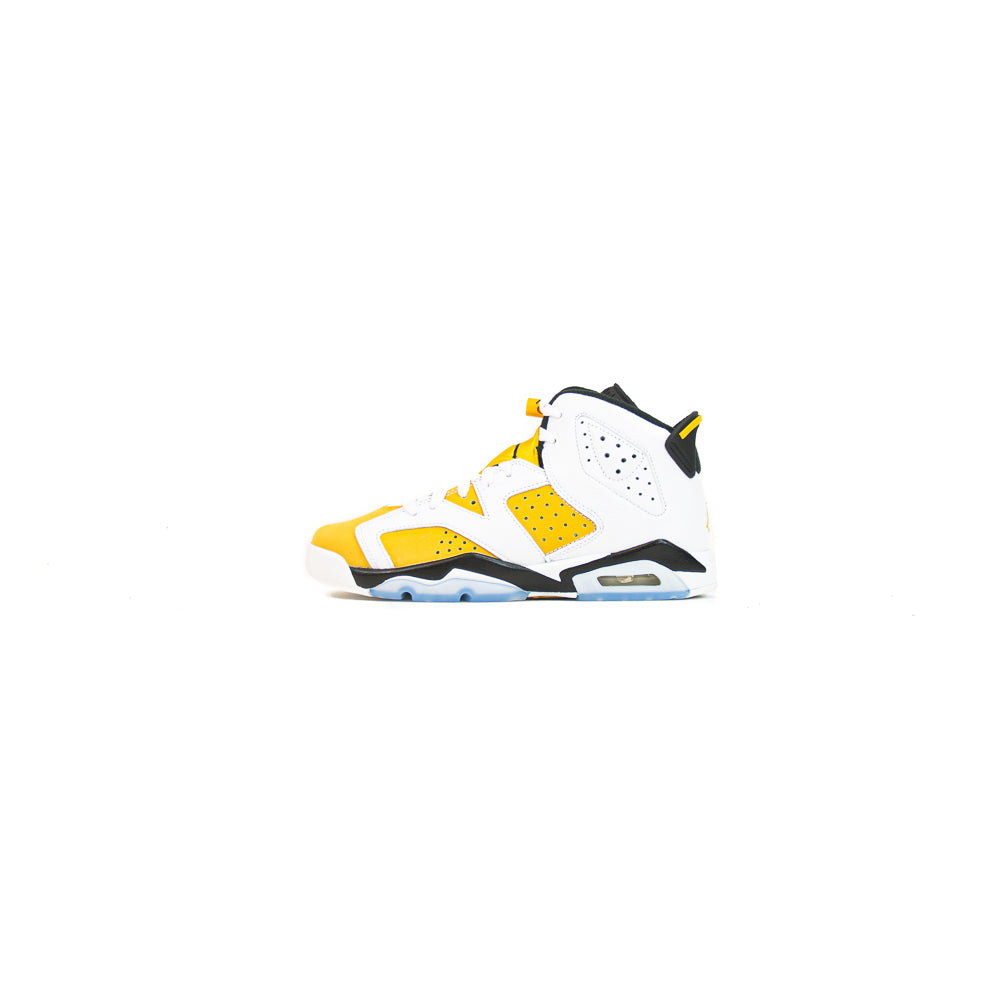 Air Jordan 6 Retro (GS) (White/Yellow Ochre-Black) – Corporate