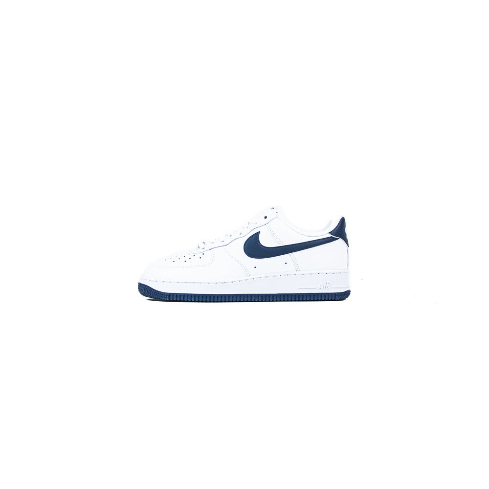 Nike air force orders navy blue and white