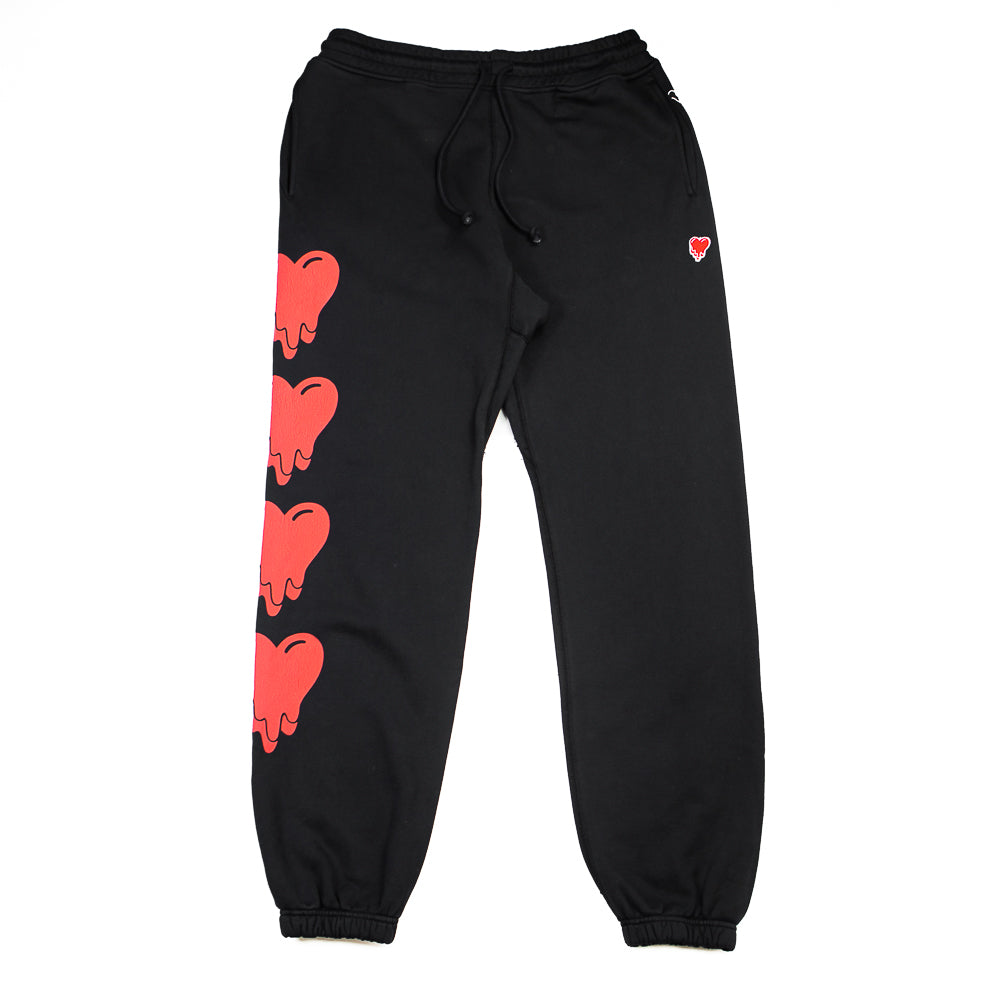 EU Heart Logo Sweatpants (Black) – Corporate