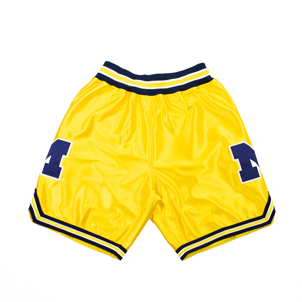 91-92 Michigan Authentic Short (Yellow) – Corporate