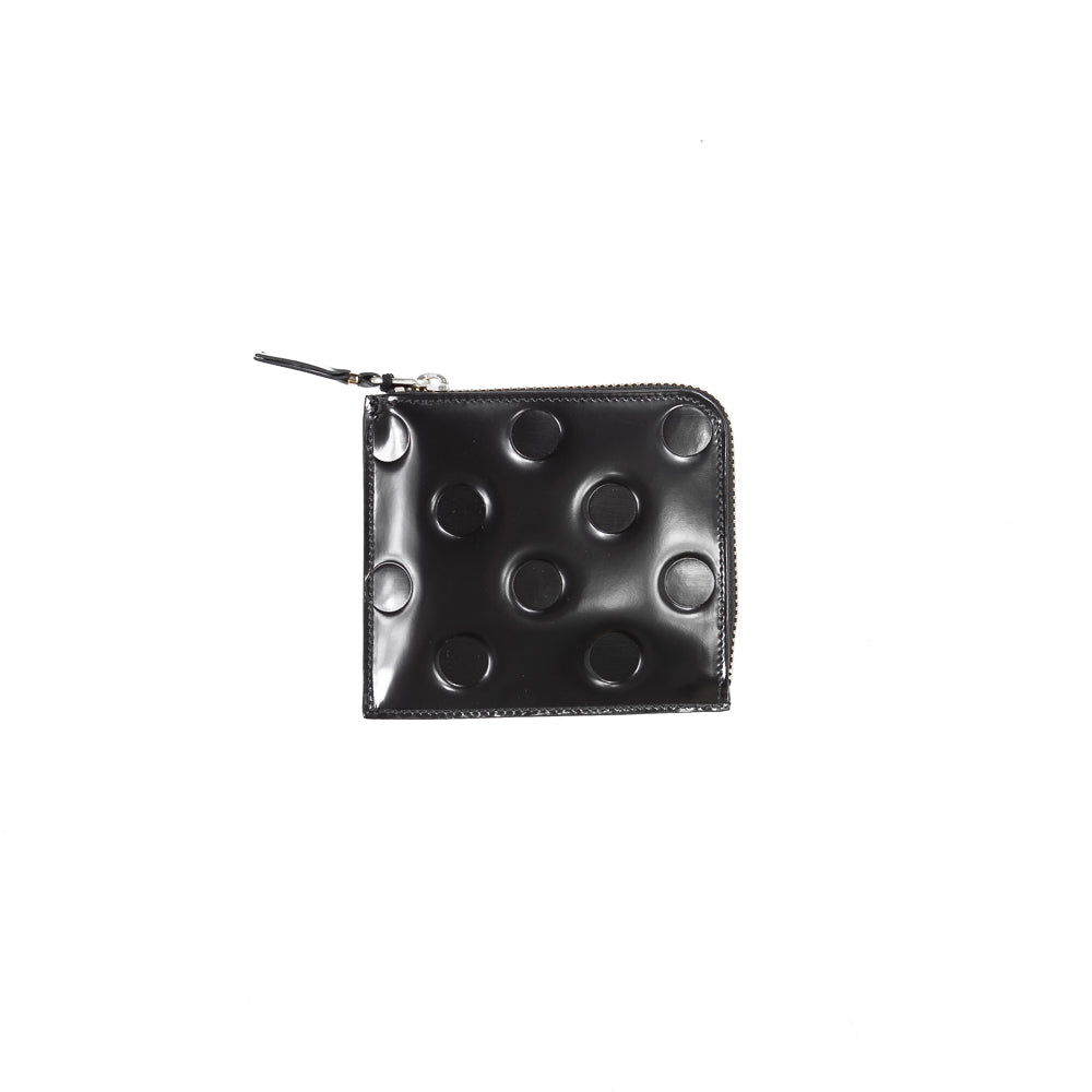 CDG Polka Dots Embossed Wallet (Black) – Corporate