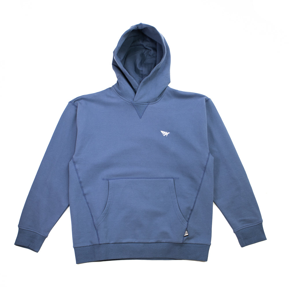 Brushed Surface Hoodie (Stone Blue)