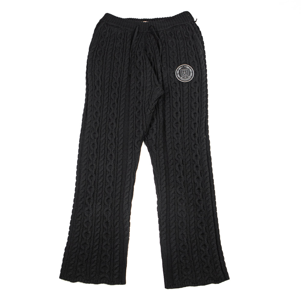 Cable Knit Pant (Black) Corporate