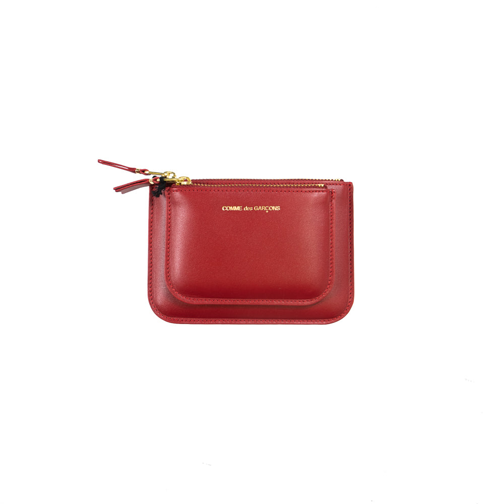 COMME DES GARCONS ポーチ OUTSIDE POCKET ZIP POUCH CDG Outside Pocket Zip Pouch (Red) – Corporate