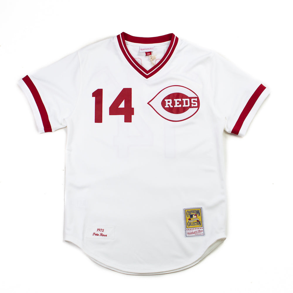Mens XXL Pete Rose 1984 Cincinnati Reds Mitchell & Ness Baseball Jersey  NWT $100