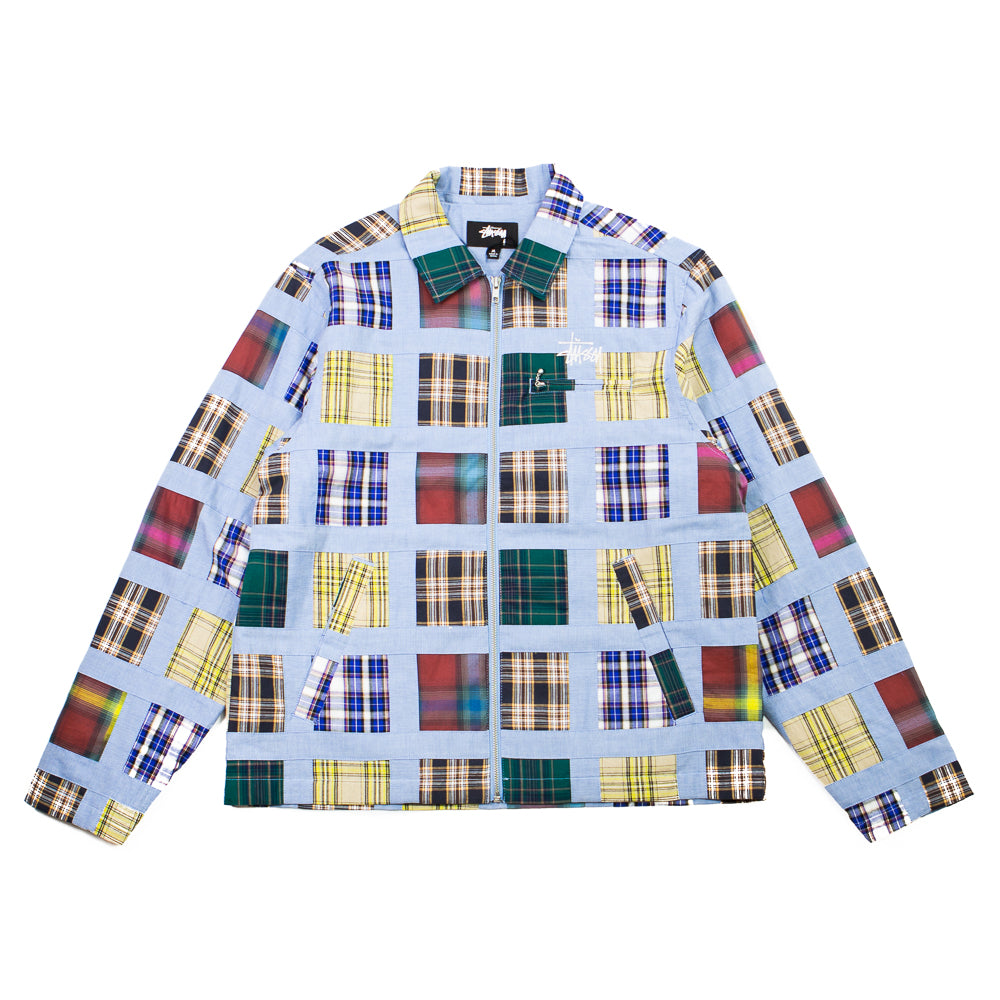 Madras Patchwork Zip Jacket (Plaid)