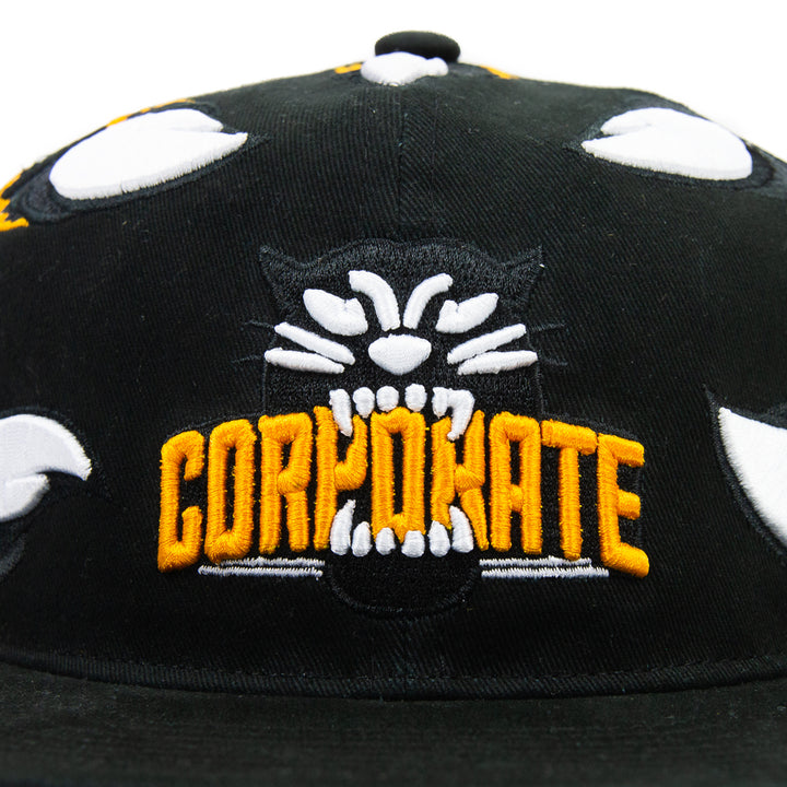 Corporate x Mitchell & Ness Seek Anniversary Snapback (Black/Citrine)