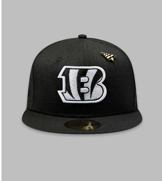 black and white bengals hat