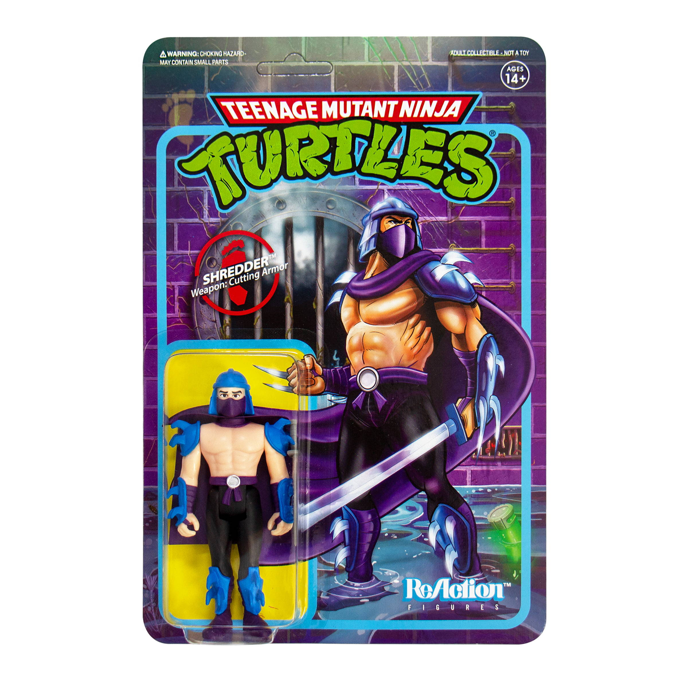Shredder Teenage Mutant Ninja Turtles ReAction Figure – Corporate
