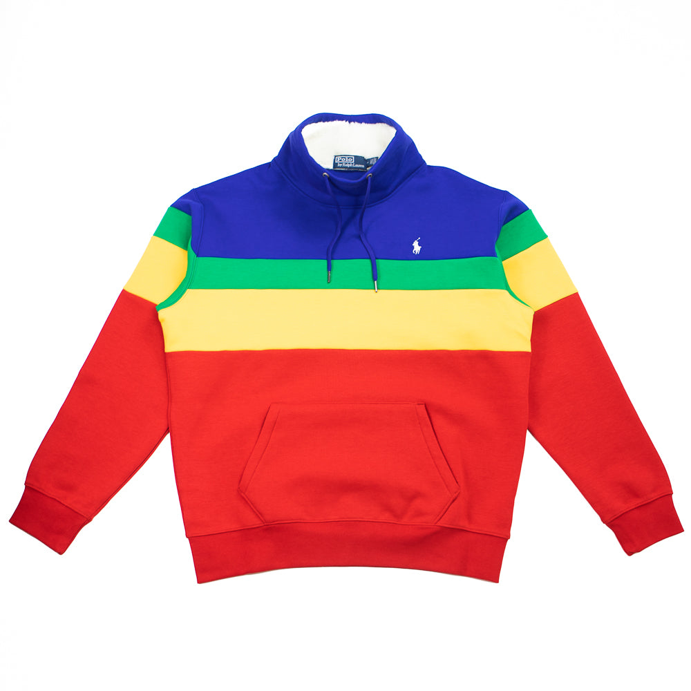 bicolor polo sweat 【philme】 free size Polo Ralph Lauren Sun Valley Stripe Pullover (Blue Multi