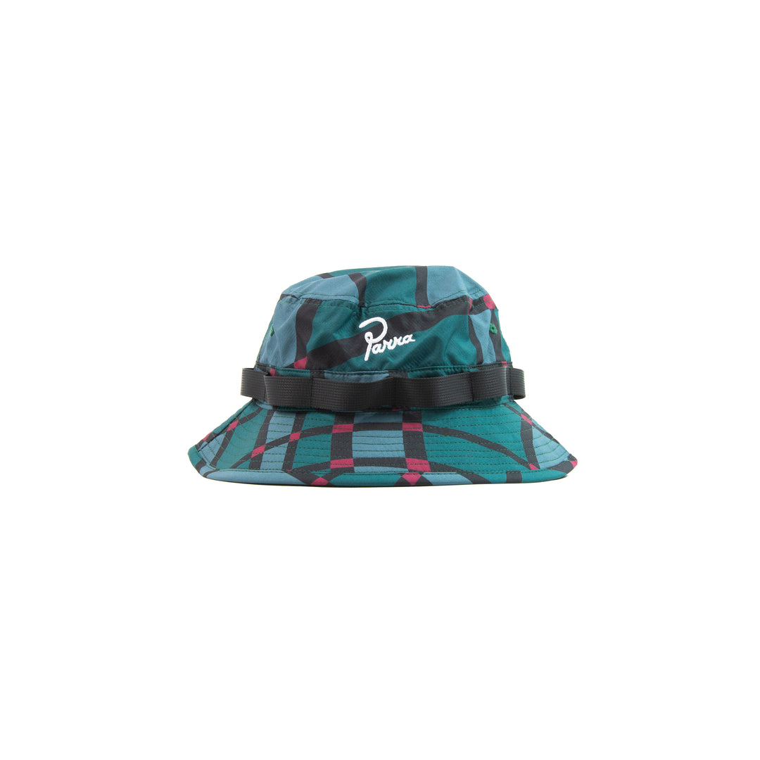 Squared Waves Pattern Safari Hat (Multi)