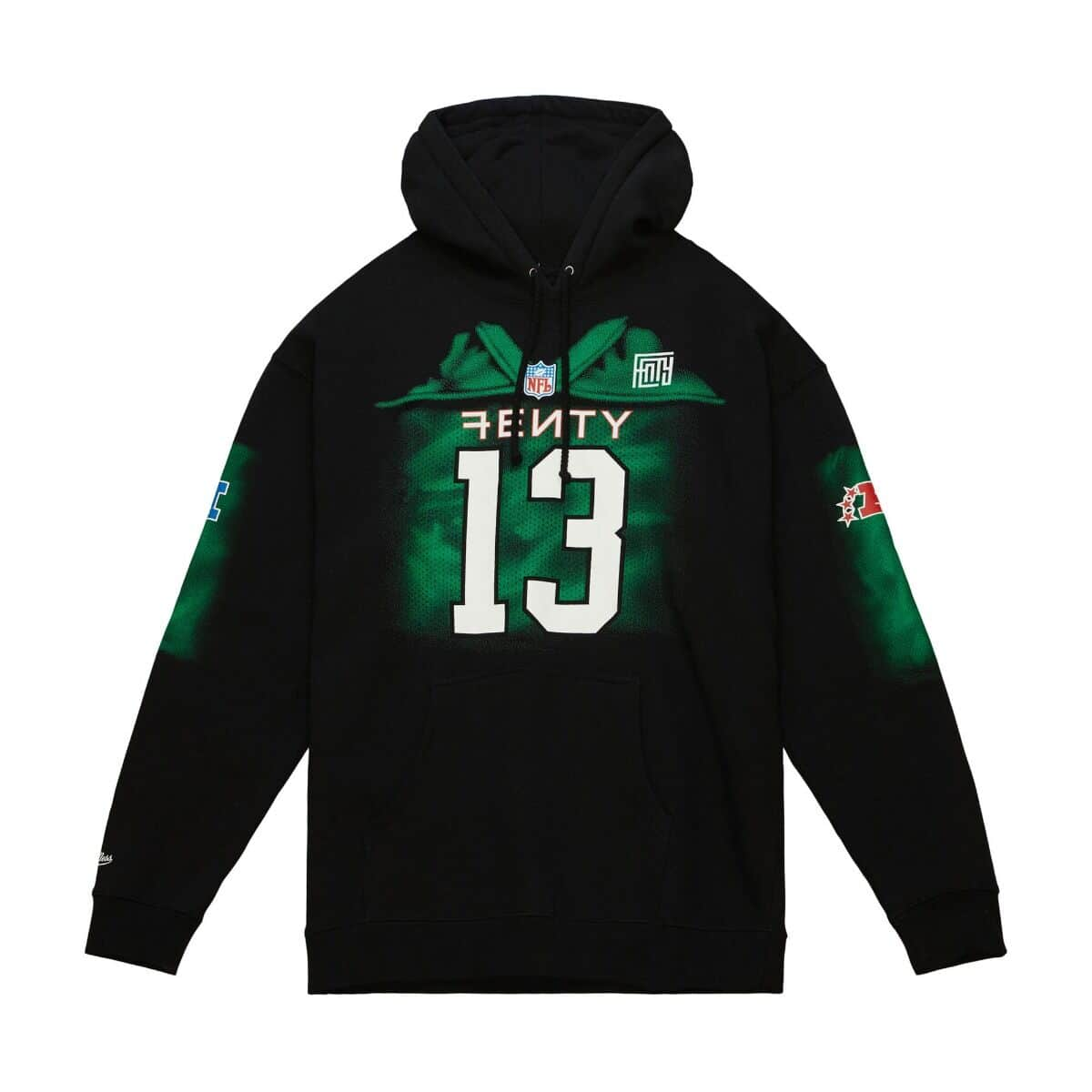 M&N x Fenty Jersey Hoodie (Black) – Corporate