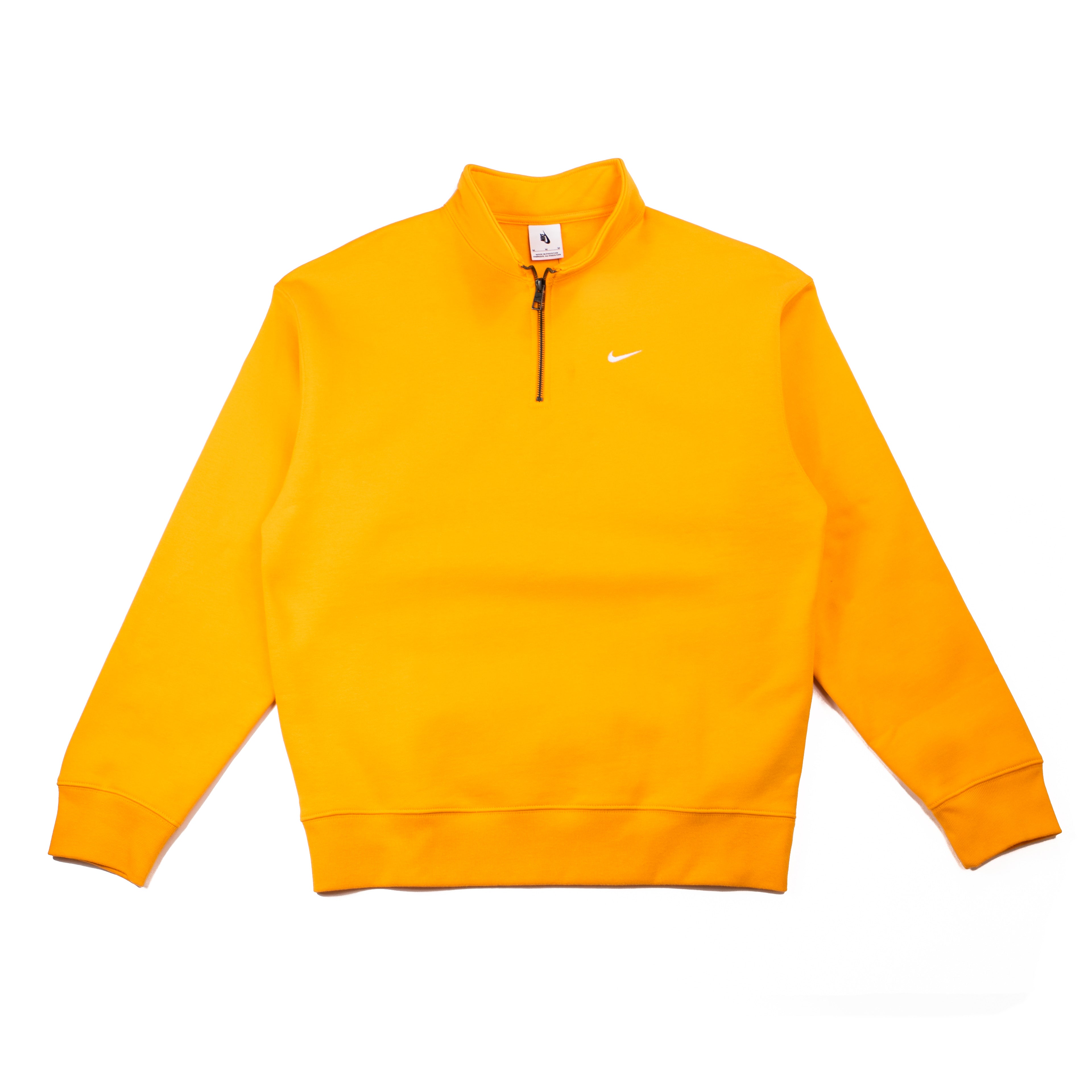 Nike Solo Swoosh 1/4 Zip Top (Vivid Orange/White) – Corporate