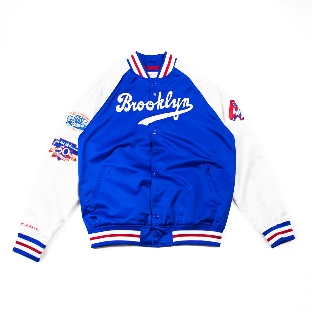 mitchell and ness brooklyn dodgers jacket