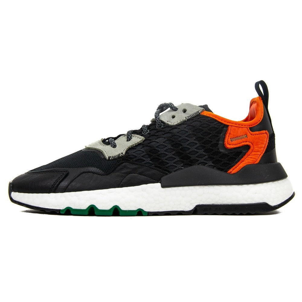 Adidas nite jogger black orange deals