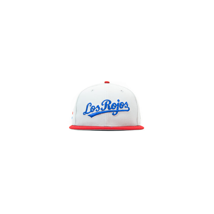 Cincinnati Reds "Los Rojos" Dominican Republic Fitted Cap (Dolphin Grey/Red)