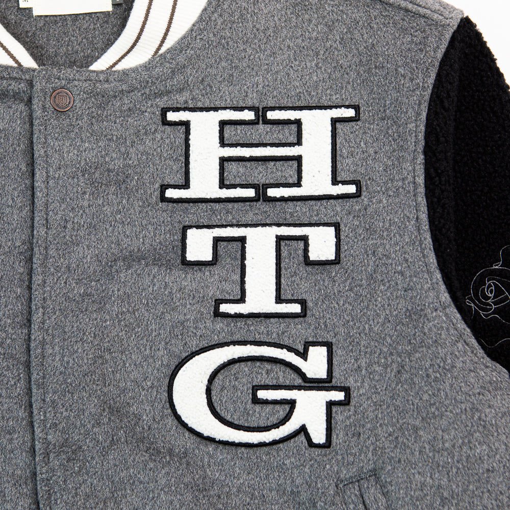 HTG Letterman Jacket (Grey)