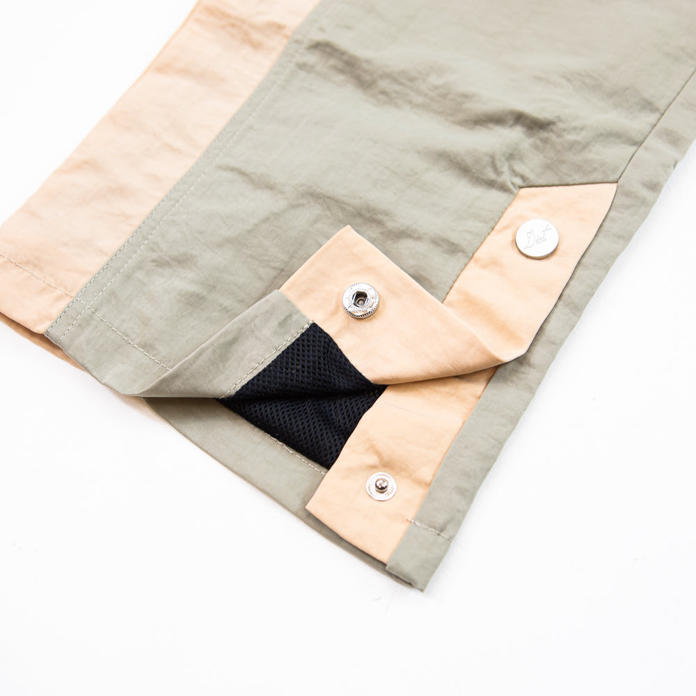 Nylon Cargo Pants (Grey/Tan)