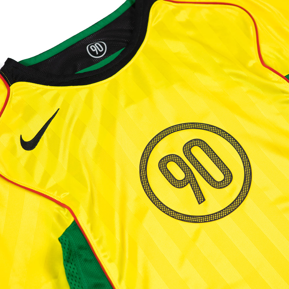 Nike Total 90 Dri-FIT Soccer Jersey (Tour Yellow/Black/Sport Red