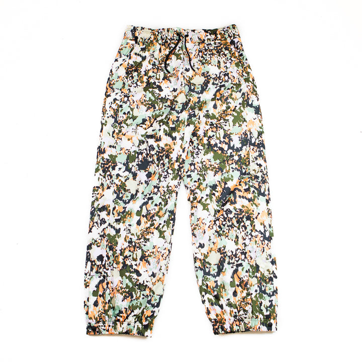 Build Up Pant (Forest Olive Grounded Floral Print)