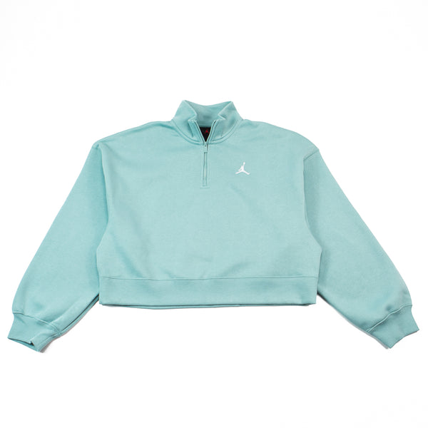 Wmns Air Jordan Brooklyn Fleece 1/4-Zip Top (Cannon/White) – Corporate