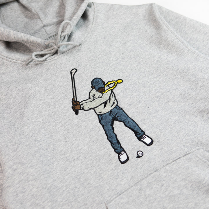 Core Fleece Hoodie Swingman (Heather Grey)