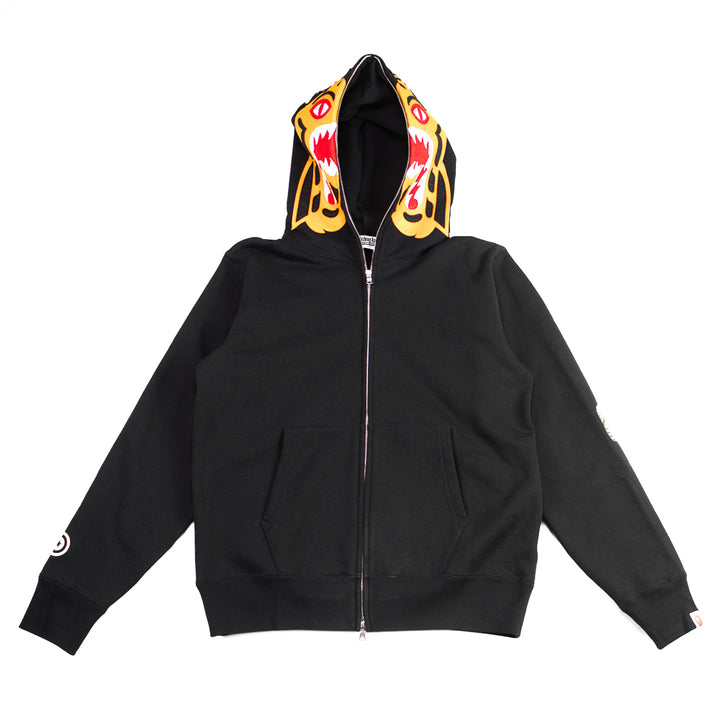 Tiger Full Zip Hoodie (Black)