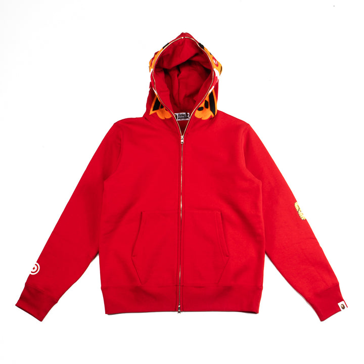 Tiger Full Zip Hoodie (Red)