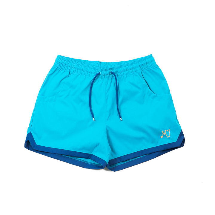 Jordan Women's Woven Shorts (Aquatone/French Blue/Bright Citrus)