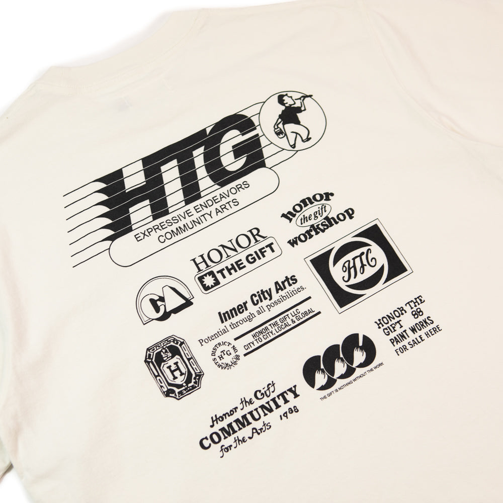 Paint Works Tee (Bone)