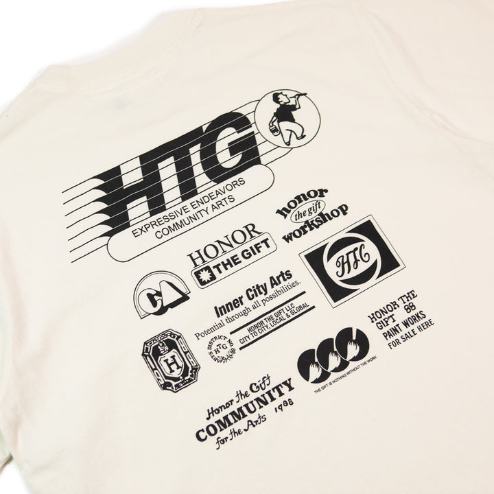 Paint Works Tee (Bone)