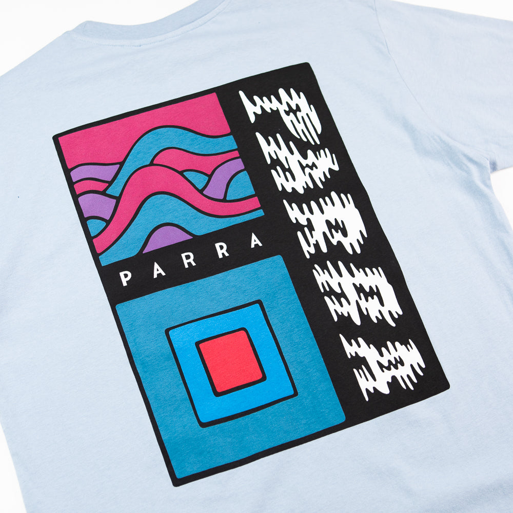 Wave Block Tremors T-Shirt (Dusty Blue)