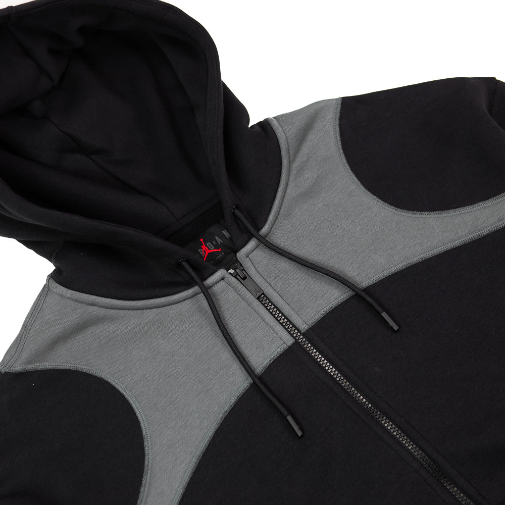 Jordan Oversized Full Zip Hoodie (Black)