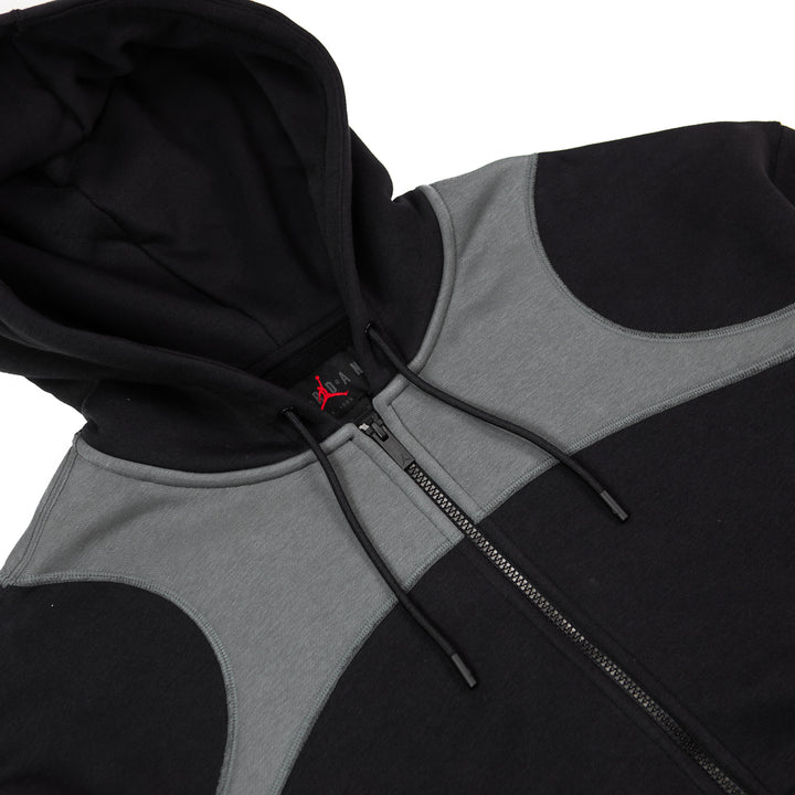 Jordan Oversized Full Zip Hoodie (Black)