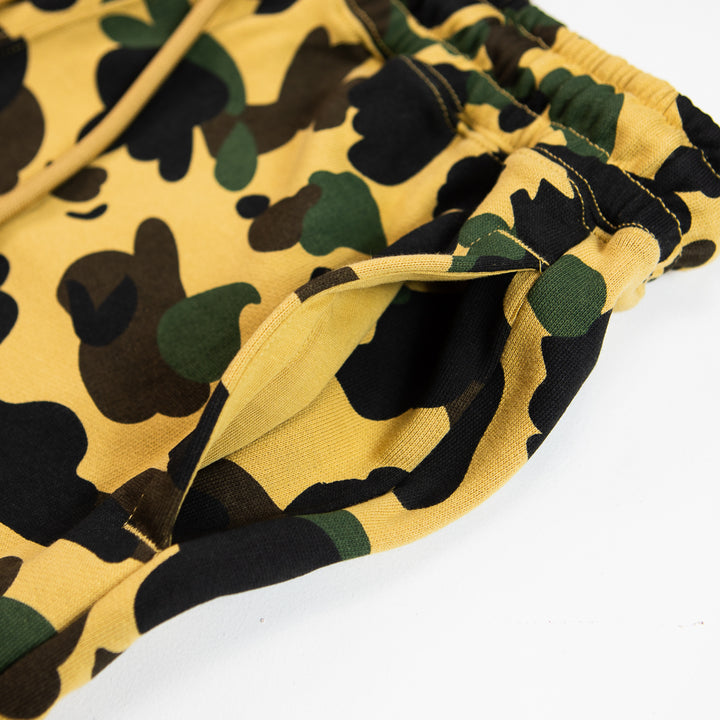 1st Camo Ape Head Sweat Shorts (Yellow)