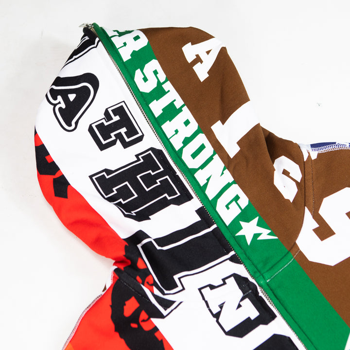 Fans Scarf Full Zip Hoodie (Multi)