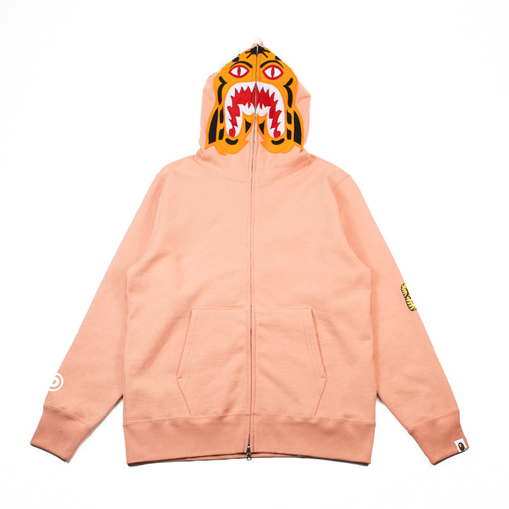 Tiger Full Zip Hoodie (Pink)