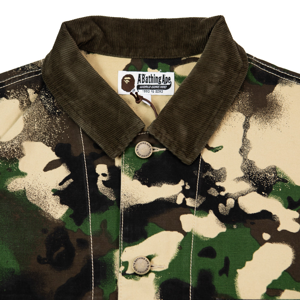 Map Camo Work Jacket (Green)