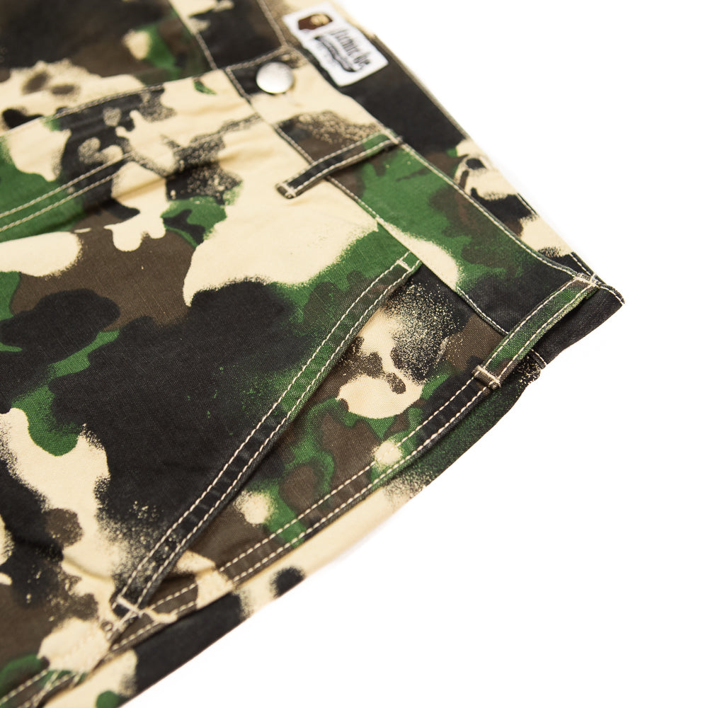 Map Camo Work Pants (Green)