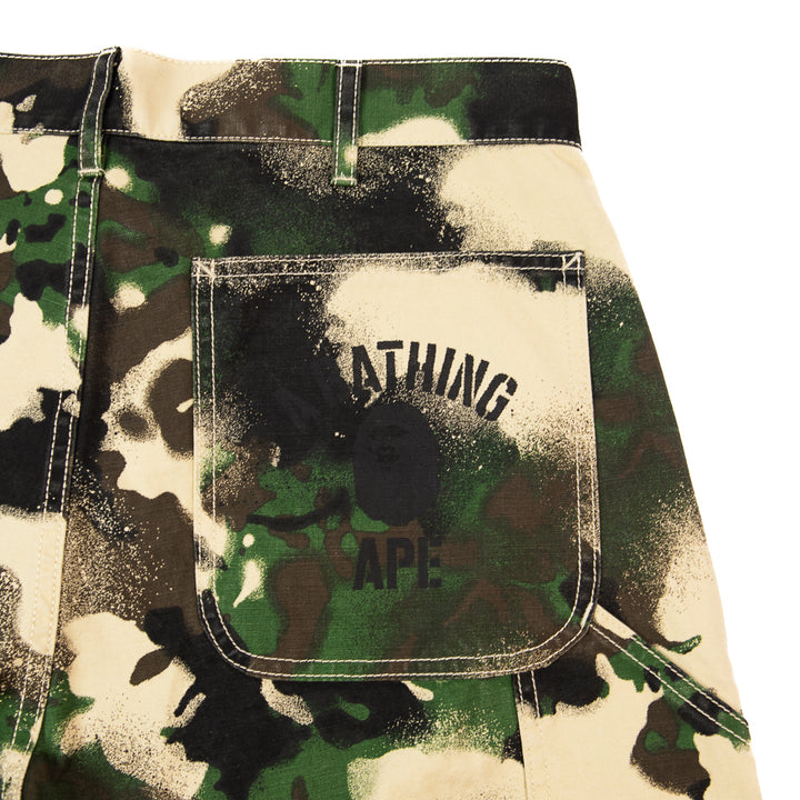 Map Camo Work Pants (Green)